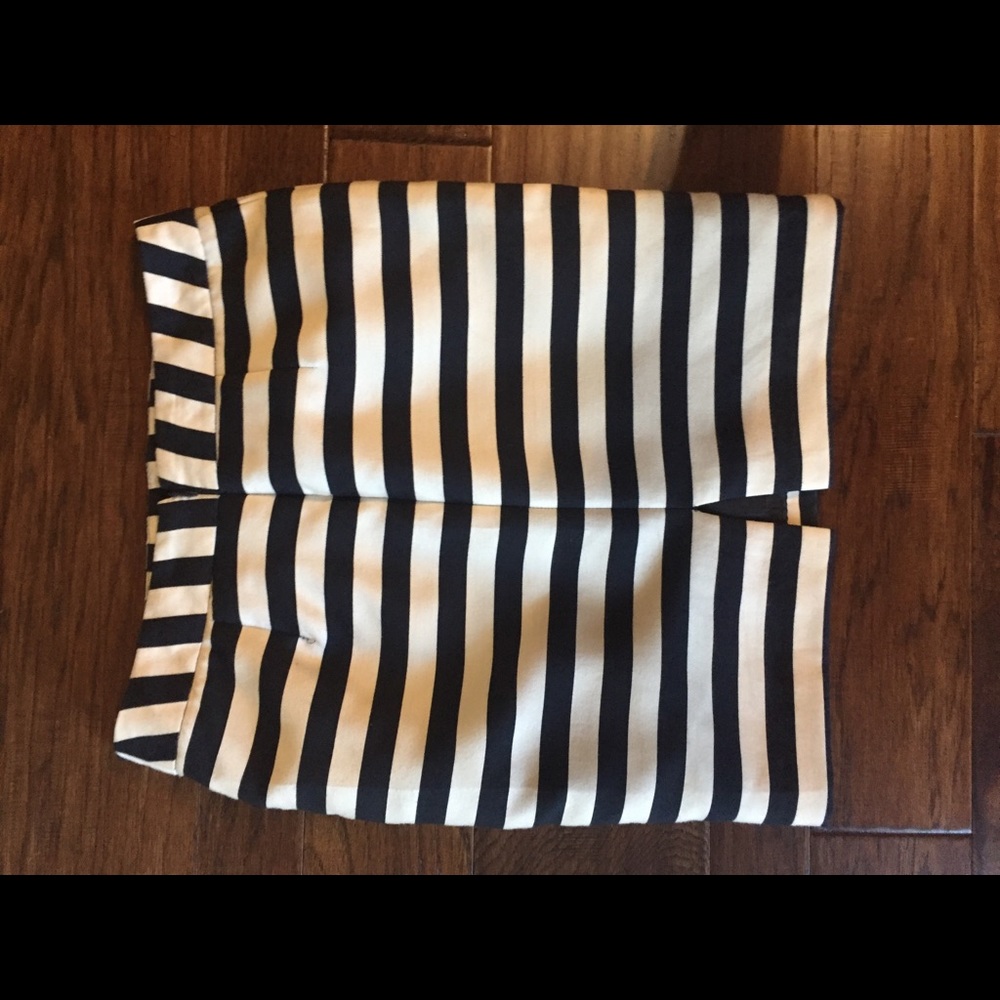 Blue & White Pencil Skirt